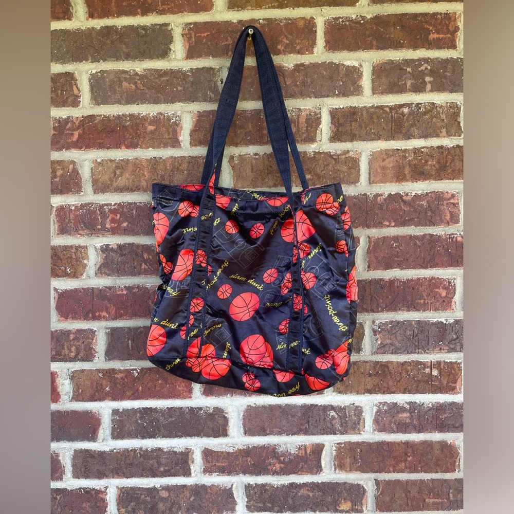 Ladies Basketball Theme Purse Shoulder Bag Slam Dunk